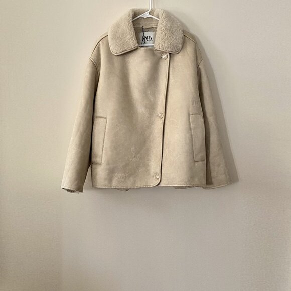 Zara ZW Collection Double-Face Jacket NWOT - Picture 12 of 16